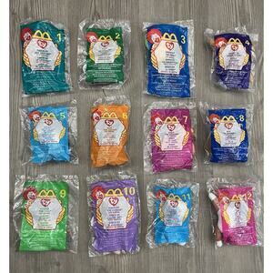 McDonald’s Happy Meal Ty Teenie Beanie Babies 1999 Set 1-12